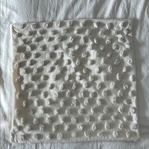 West Elm candlewick textured & striped Cream Pillow Case, 24 X 24